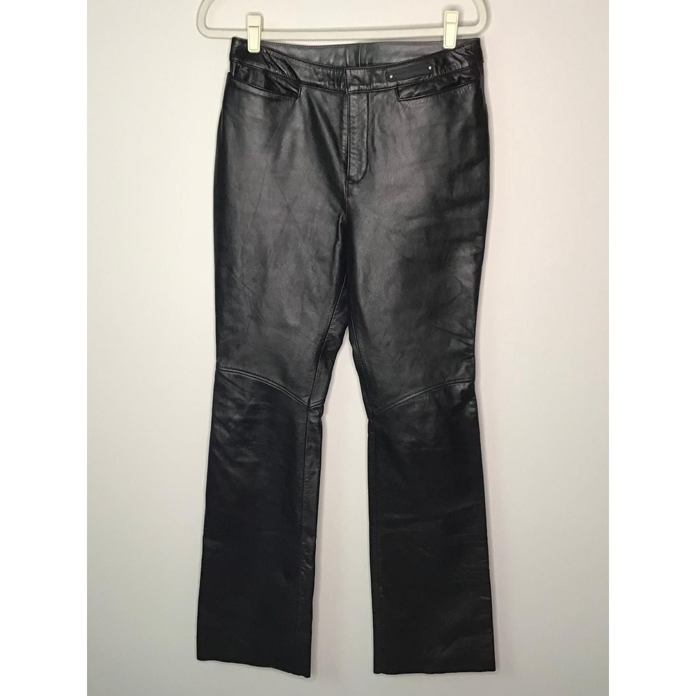 Womens Vintage‎ Harley Davidson Genuine Leather Pants 36/8 RN 03819 CA03402 NWOT